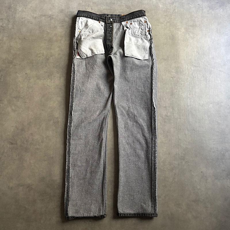 90's Levi's 501-0658 Yarn Dyed Made in USA W32L32/BLACK 90年代