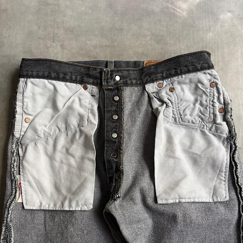 90's Levi's 501-0658 Yarn Dyed Made in USA W32L32/BLACK 90年代