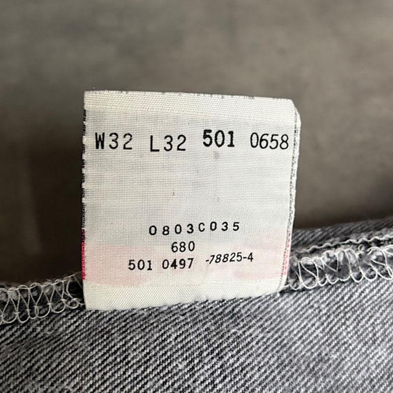 90's Levi's 501-0658 Yarn Dyed Made in USA W32L32/BLACK 90年代