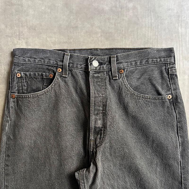 90's Levi's 501-0658 Yarn Dyed Made in USA W32L32/BLACK 90年代