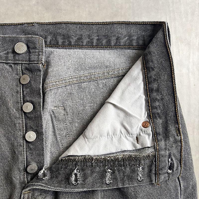 90's Levi's 501-0658 Yarn Dyed Made in USA W32L32/BLACK 90年代