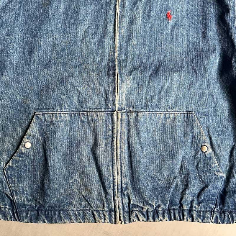 POLO RALPH LAUREN 80'S by Ralph Lauren Denim Swing Top SIZE