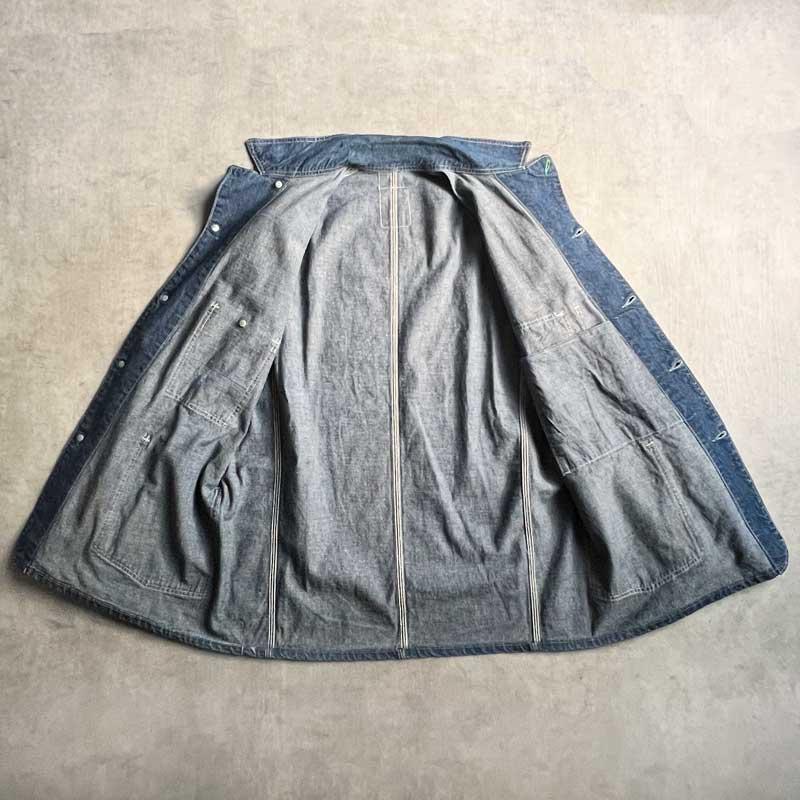 ビッグサイズ Osh Kosh 60s フルジップ デニム ワークジャケット 60's “OSHKOSH B'GOSH” Denim Work Jacket BORO 60年代