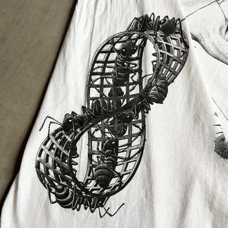 希少 90s M.C ESCHERエッシャー ロンT 豪華マルチプリント USA 90s M.C.Escher - XL – TOTO