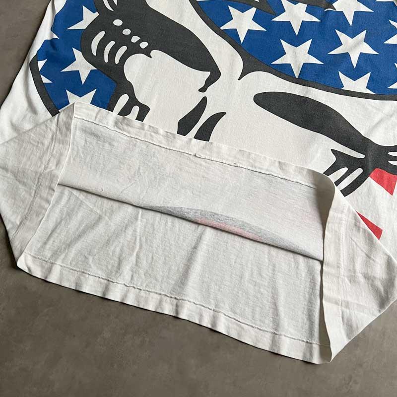 90'S GRATEFUL DEAD 1993 Summer Tour USA Flag Skull Chris Pinkerton