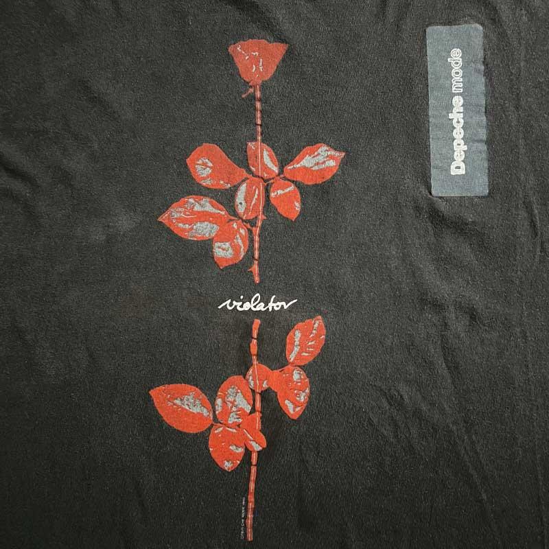80'S Depeche Mode Violater T-Shirts Made in USA BLACK/XL 80年代