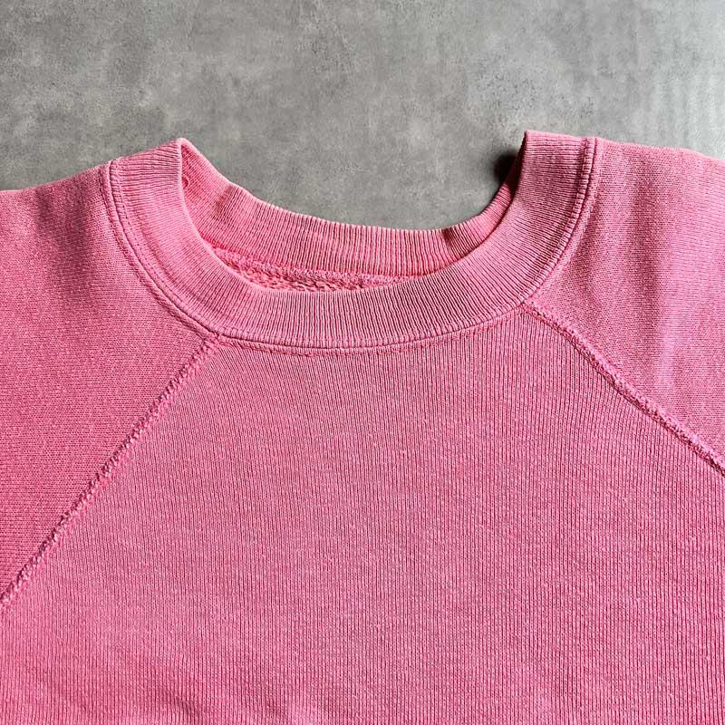 60'S Vintage Short Sleeve Sweat Shirts PINK 60年代