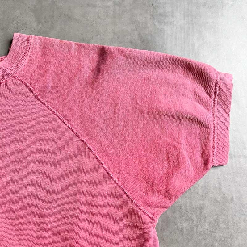 半袖 スウェット 60s Sportswear ピンク 無地 ヴィンテージ M 半袖 スウェット 60s Sportswear ピンク 無地 ヴィンテージ M