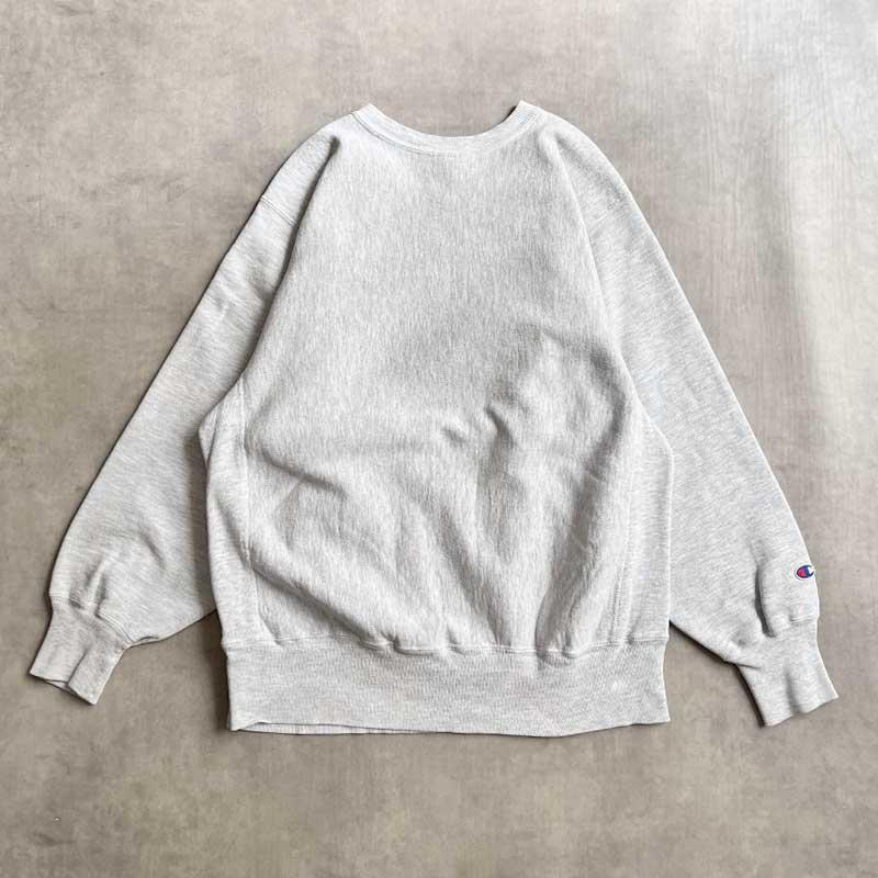 90年代チャンピオンリバースウィーブパーカー　ブックストア USA製 90s Champion R/W Line Rib Sweat Hoodie 紺 L 刺繍タグ