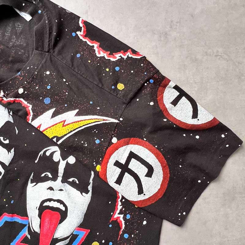 90'S KISS Winter Land All-Over-Print T-Shirts Made in USA BLACK/XL