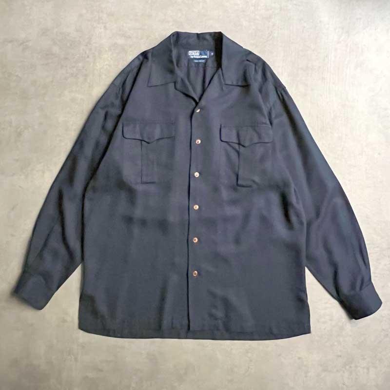 POLO RALPH LAUREN 90'S by Ralph Lauren Long Sleeve Rayon