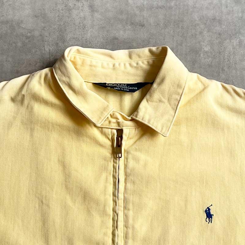 USA製ラルフローレン スウィングトップ 90s イエローSサイズ古着 POLO RALPH LAUREN 80-90'S Ralph Lauren Swing Top YELLOW/S