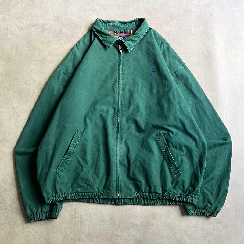 POLO RALPH LAUREN ラルフローレン スイングトップ XL 90s POLO RALPH LAUREN 90'S Ralph Lauren Swing Top GREEN/XL 90