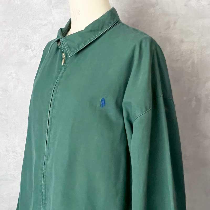 ラルフローレン　スウィングトップ　グリーン XL USA POLO RALPH LAUREN 90'S Ralph Lauren Swing Top GREEN/XL 90