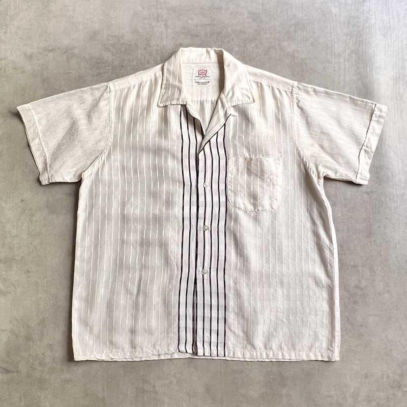 60'S AMC IMPORTED SPORTS WEAR Open Collar Short Sleeve Shirts SIZE