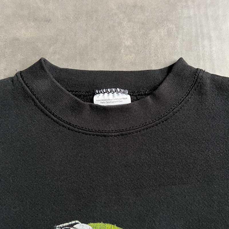 I*す様 90s Kermit カーミット BLACK OUT Tシャツ XL 90s kermit カーミット エリッククラプトン パロディヴィンテージT
