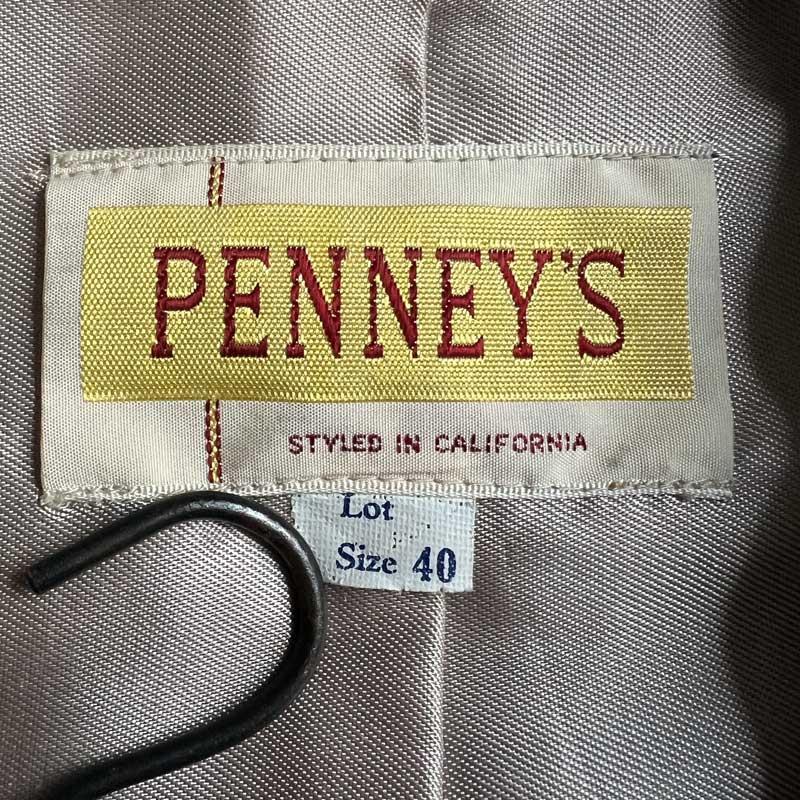 PENNEYS（ペニーズ） 50'S PENNEY'S Gabadine Jacket BROWN/40 50年代