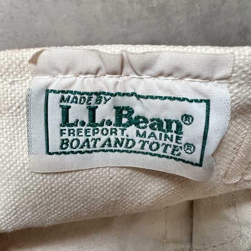 L.L.Bean 90'S L.L.BEAN Mini Tote Bag WHITE/RED 90年代 ミニ