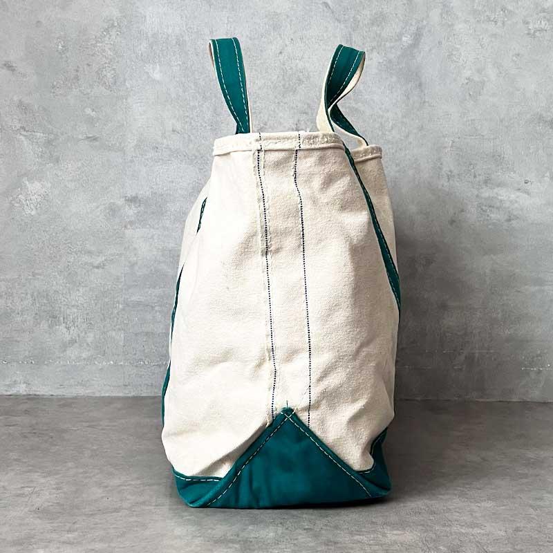 エルエルビーン トートバッグ ジップトップ 80s 2色タグ グリーン 緑 L.L.Bean エルエルビーン 80s USA製 2トーン 2色 タグ