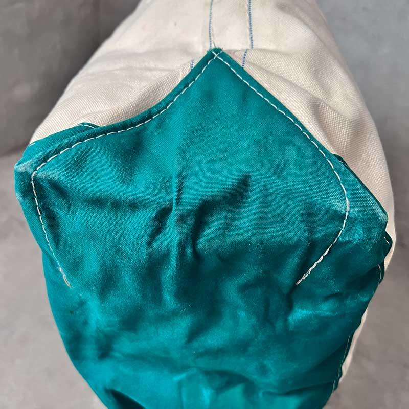 エルエルビーン トートバッグ ジップトップ 80s 2色タグ グリーン 緑 L.L.Bean エルエルビーン 80s USA製 2トーン 2色 タグ