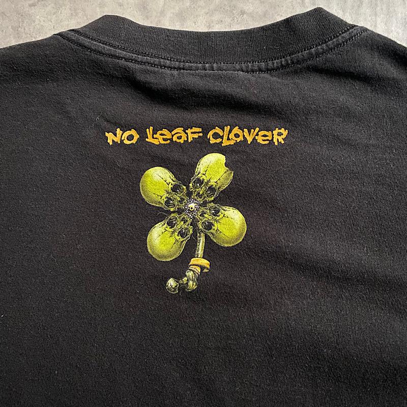 00's METTALICA NO LEAF CLOVER PUSHED T-SHIRTS BLACK : NAVIE - 通販