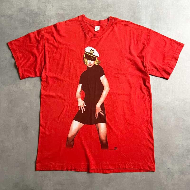 90s マドンナ THE GIRLIE SHOW プリント Tシャツ　ビンテージ 90s MADONNAマドンナ プリント T-sh 90s マドンナ THE GIRLIE SHOW