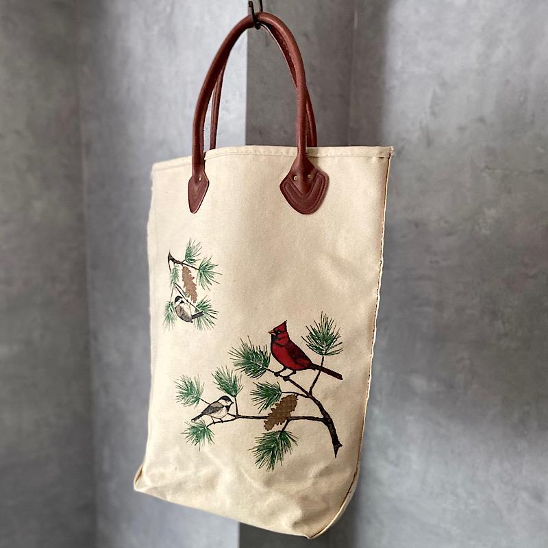 レア！LL Bean 松ぼっくりトートバッグ used 極美品 激レア《L L BEAN》松ぼっくり トートバッグ レザー