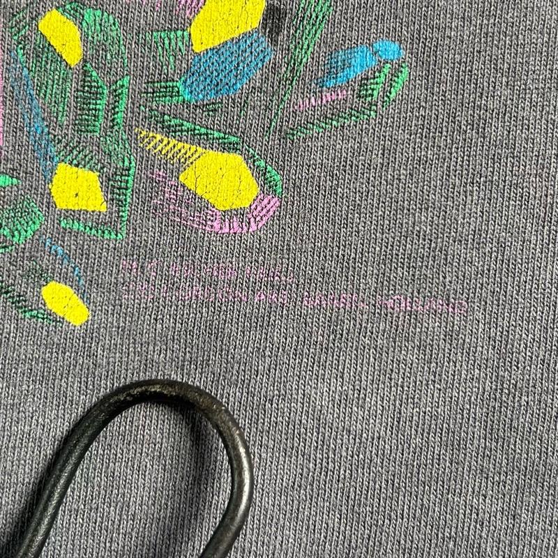 90'S M.C Escher Dragon Sun Fade T-Shirts BLACK 90年代 エッシャー