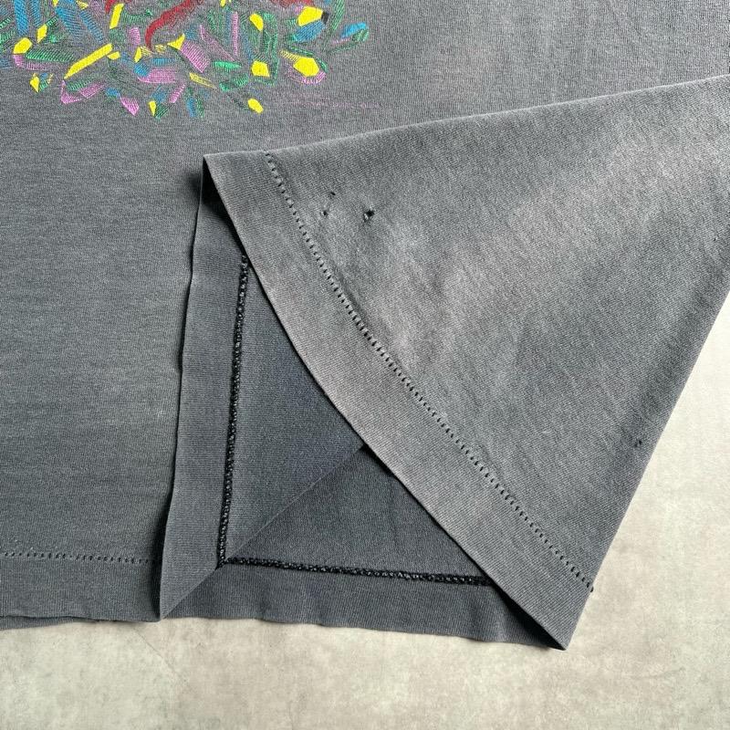 90'S M.C Escher Dragon Sun Fade T-Shirts BLACK 90年代 エッシャー