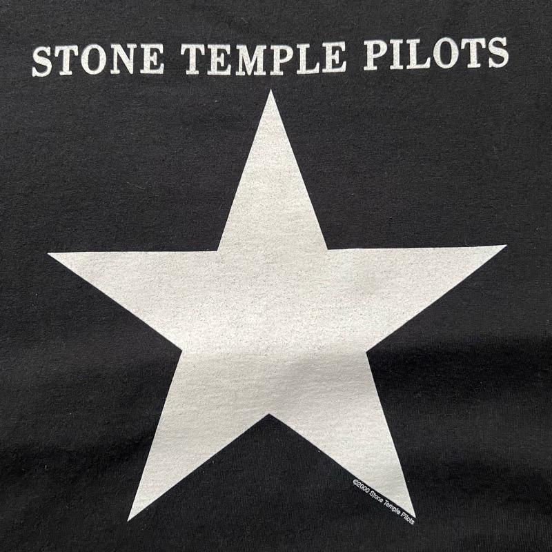 00'S Stone Temple Pilots NO4 Star Long SLeeve T-Shirts BLACK/XL 00