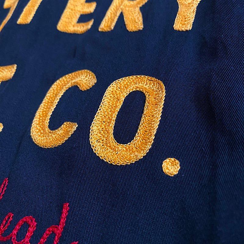 60'S KING LOUIE CHAIN STITCH BOWLING SHIRTS BLACK/M 60年代