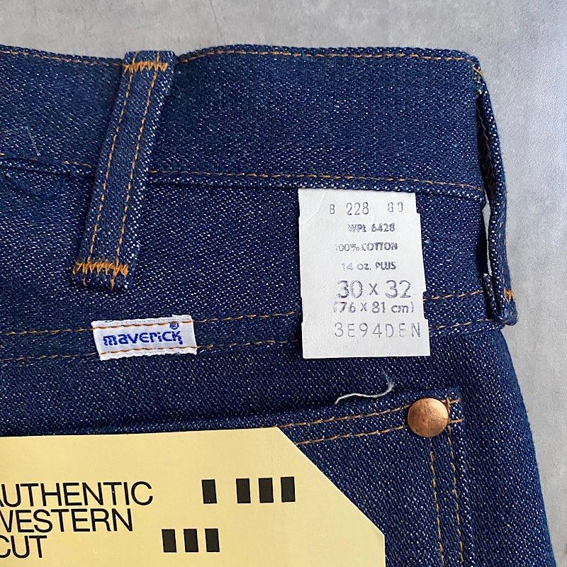 80'S MAVERICK AUTOMATICKS Denim Pants Dead Stock Made in USA