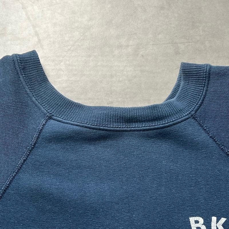 60'S ARTEX Raglan Short Sleeve Sweat Shirts NAVY Made in USA 60