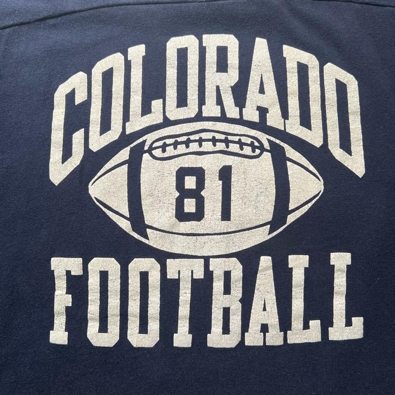 Champion 80'S CHAMPION Fooball T-Shirts Made in USA NAVY/XL