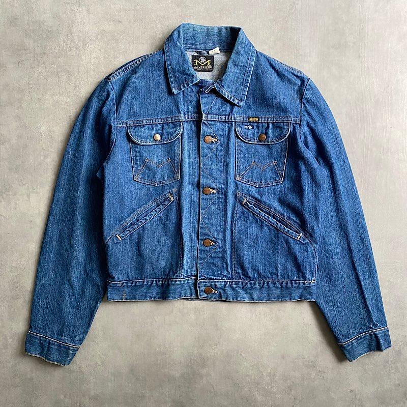 70'S BLUEBELL MAVERICK 3JO3MJ Denim Jacket Made in USA SIZE/42 70