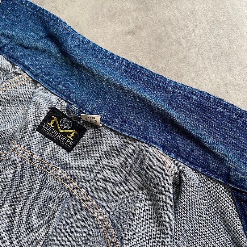 70'S BLUEBELL MAVERICK 3JO3MJ Denim Jacket Made in USA SIZE/42 70