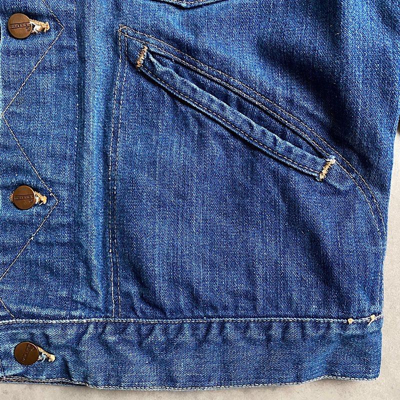 70'S BLUEBELL MAVERICK 3JO3MJ Denim Jacket Made in USA SIZE/42 70