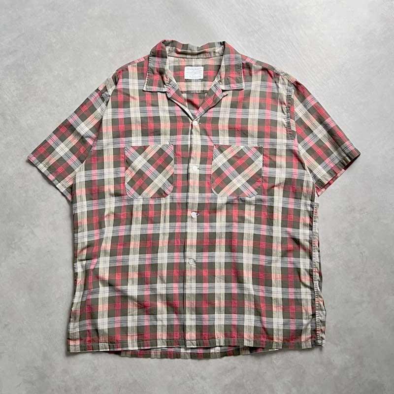 60s？penneys TOWNCRAFT 開襟シャツ PENNEYS（ペニーズ） 60'S Penney's Town Craft Open Collar Short