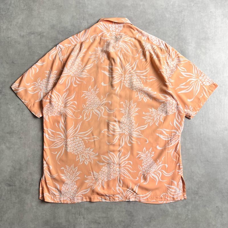 希少　ラルフローレン CLAYTON 開襟シャツ サイズL POLO RALPH LAUREN 90'S by Ralph Lauren CLAYTON Open Collar Rayon