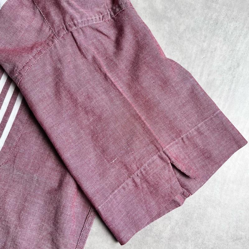 60'S VAN HEUSEN Stripe Short Sleeve Box Shirts RED/L 60年代 ヴァン