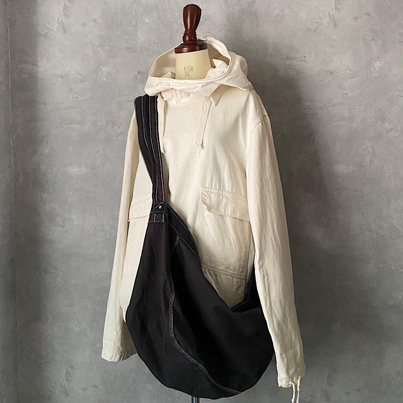 60's SOLID BLACK NEWS PAPER BAG ヴィンテージ 60年代 ブラック