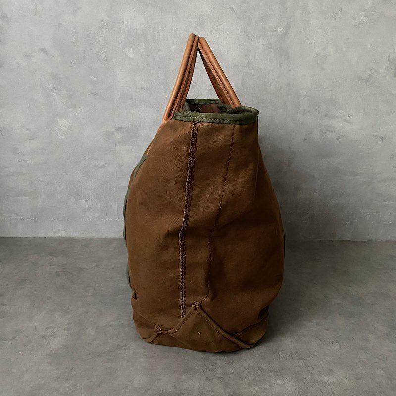 【美品】エルエルビーン　90s トートバッグ　ビンテージ　大容量　レザーハンドル 90s L.L.BEAN エルエルビーン レザーハンドル トート バッグ