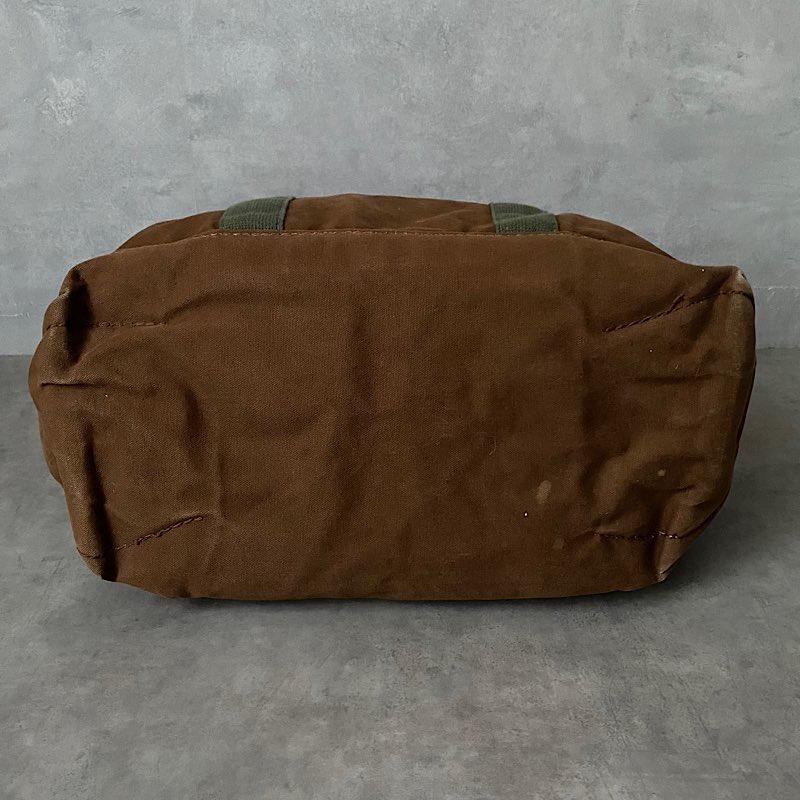 90's L.L BEAN Leather Handle Canvas Tote BAG BROWN/LARGE 90