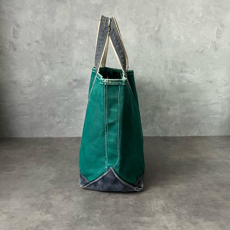 エルエルビーン 80S DELUXE TOTE デラックストート L.L.Bean 80's L.L BEAN Deluxe Tote Bag GREEN/NAVY 80年代