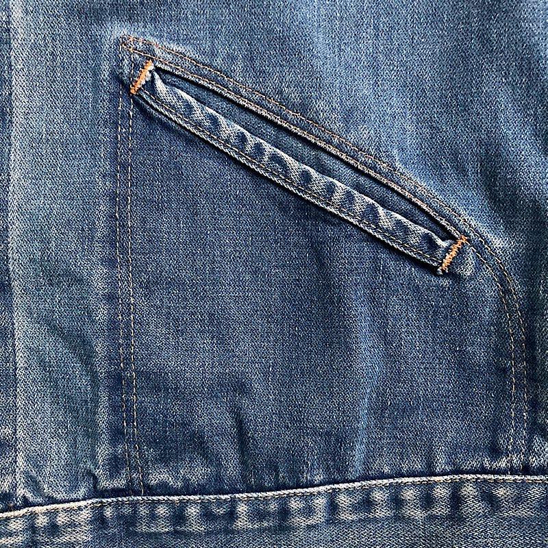 80's WRANGLER 136MJ Denim Jacket Made in USA/44long : NAVIE - 通販