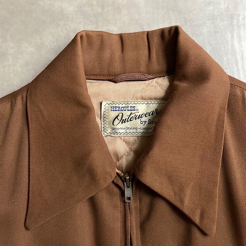 PENNEYS 50's HERCULES by Sears Gabadine Coat Jacket Zipper横裂け