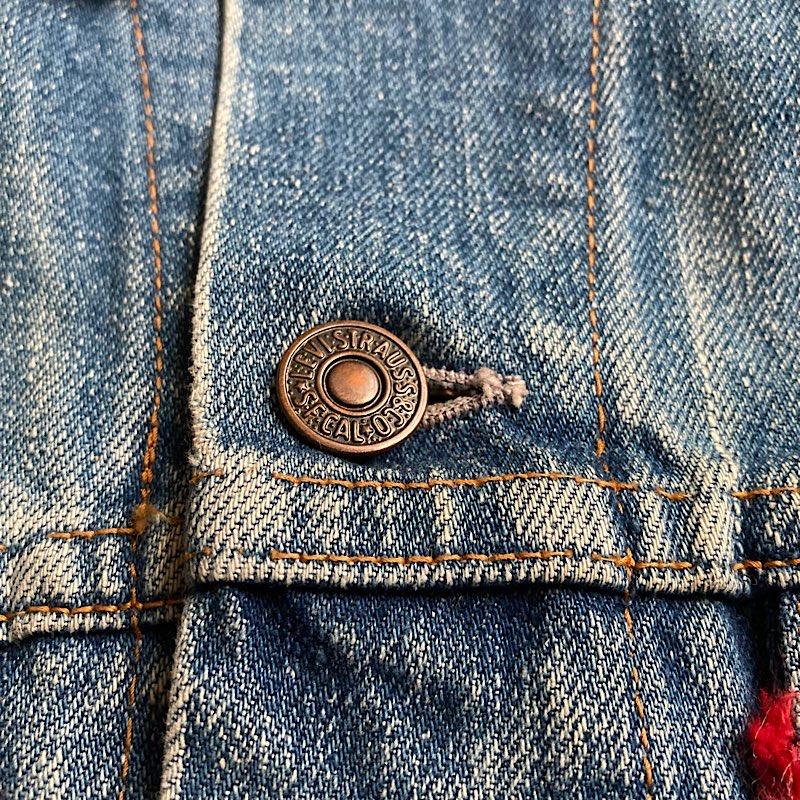 60~70's Levi's 70505-0217 Big E Denim Trucker Jacket Far East
