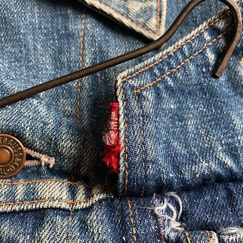 60~70's Levi's 70505-0217 Big E Denim Trucker Jacket Far East