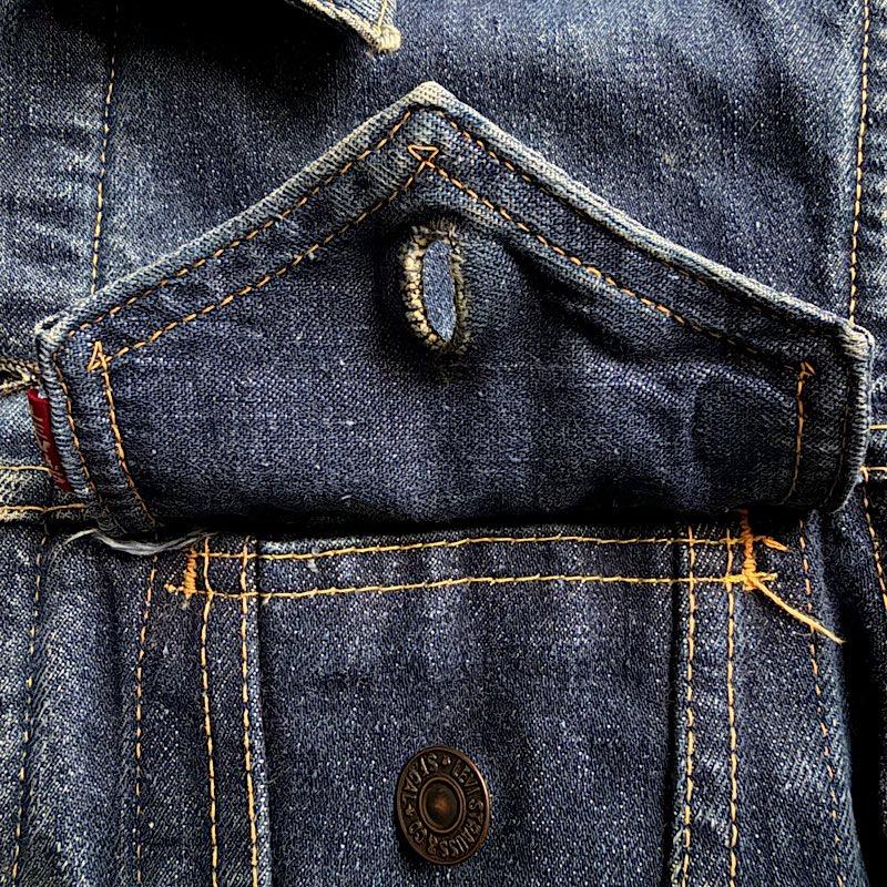 60's Levi's 559XX Blanket Lined Denim Trucker Jacket Made in USA