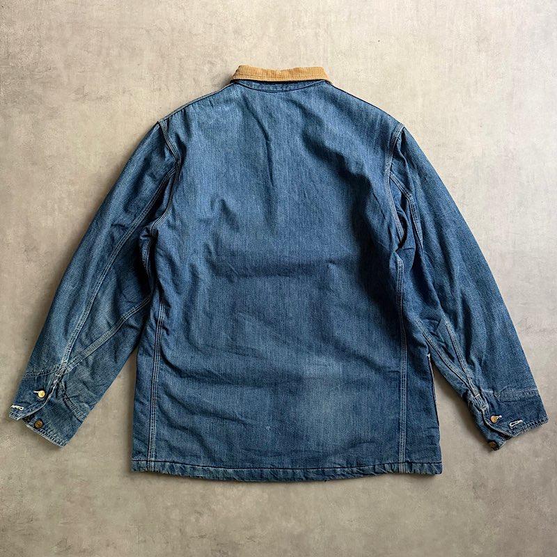 70's Lee 81-LJ Blanket Lined Denim Chore Jacket Made in USA 身幅63